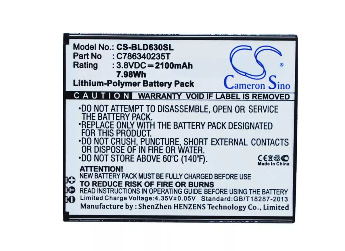 BLU Studio 5.5S D630U D630L Mobile Phone Replacement Battery