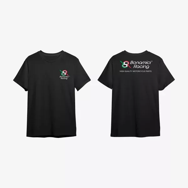 Bonamici Racing Black T-Shirt – Size XL