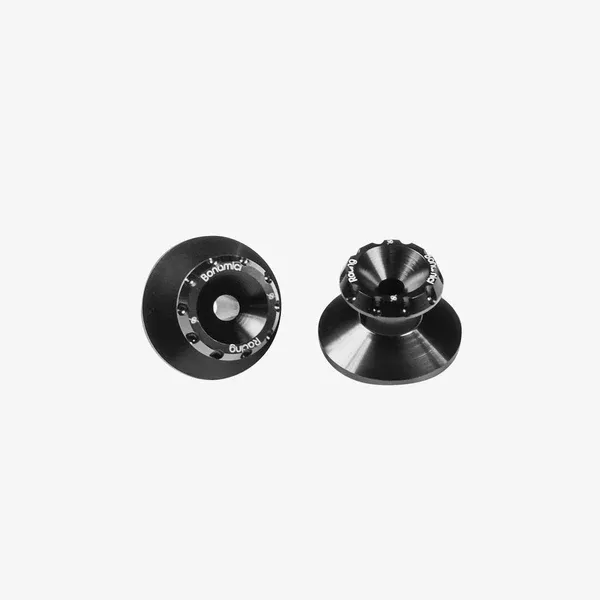 Bonamici Racing Swingarm Spools – Classic “Racing” – Ø 6mm – Nero