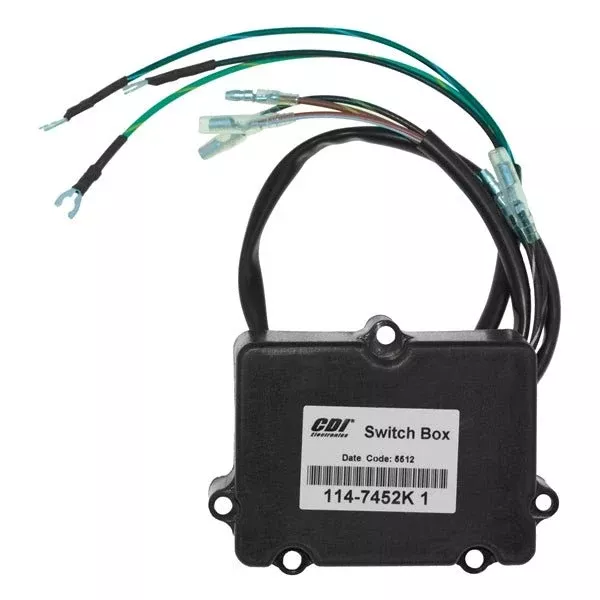 CDI 2 CYL Mercury Switch Box: 114-7452K 1