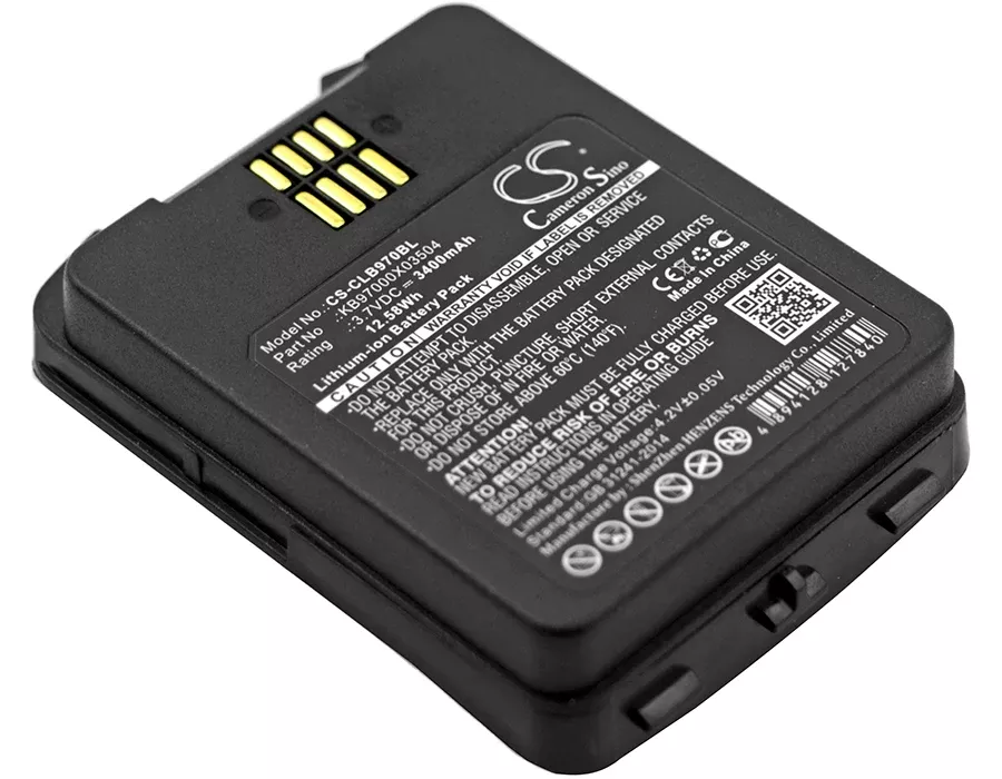 CipherLab 9700 3400mAh Barcode Replacement Battery