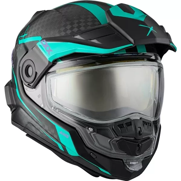 CKX Mission Free-Face Helmet Carbon Fury Double