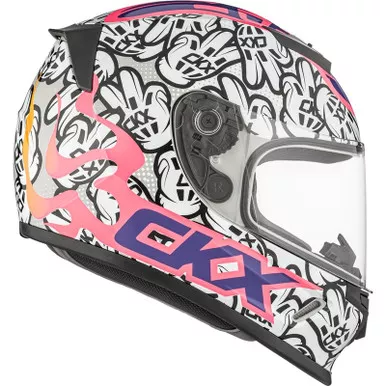 CKX RR24Y Youth Peace White Helmet