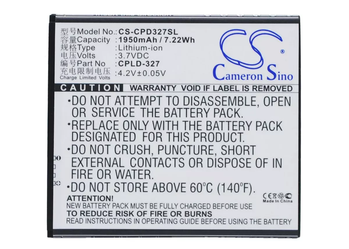 Coolpad K1 7620L 5952 8729 Mobile Phone Replacement Battery