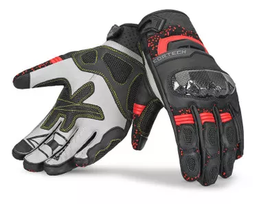 Cortech Revo ST V2 Black Red Gloves