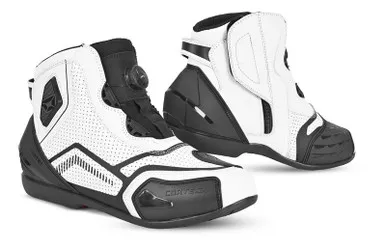 Cortech Sport Lite Black White Shoes