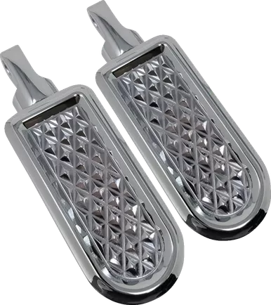Covingtons Foot Pegs Diamondback Chrome - C3043-C