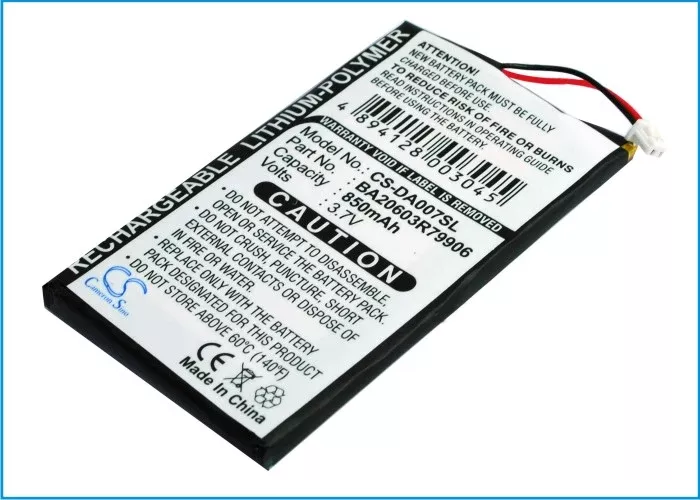 Creative Zen Neeon Zen Neeon 2 Zen Neeon DAP-MD0005 Media Player Replacement Battery