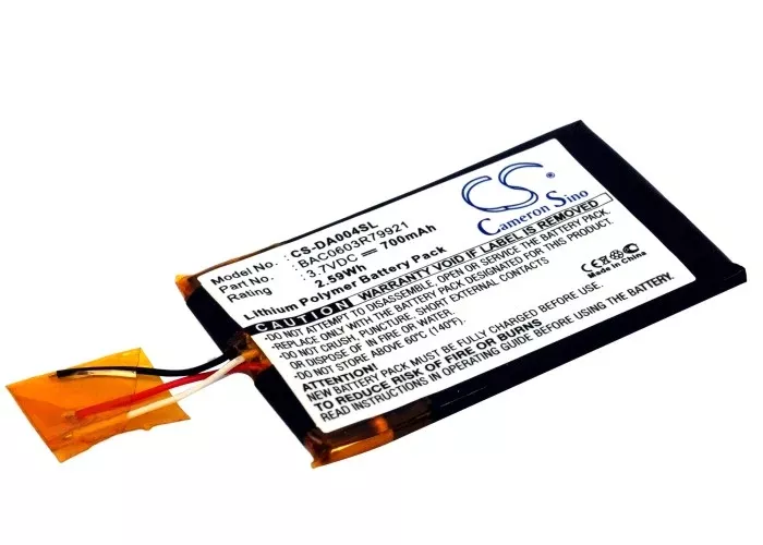 Creative Zen Wav Media Player Replacement Battery