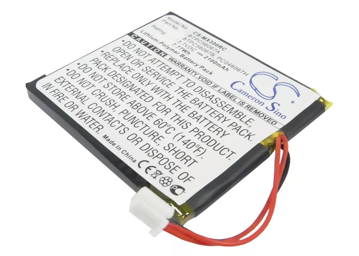 Crestron MT-1000C MiniTouch Wireless Handheld Touchpanel C2N-DAP8 CNAMPX-16X60 CNX-PAD8A STX-1700C TPS-4L MT-1000c Remote Control Replacement Battery