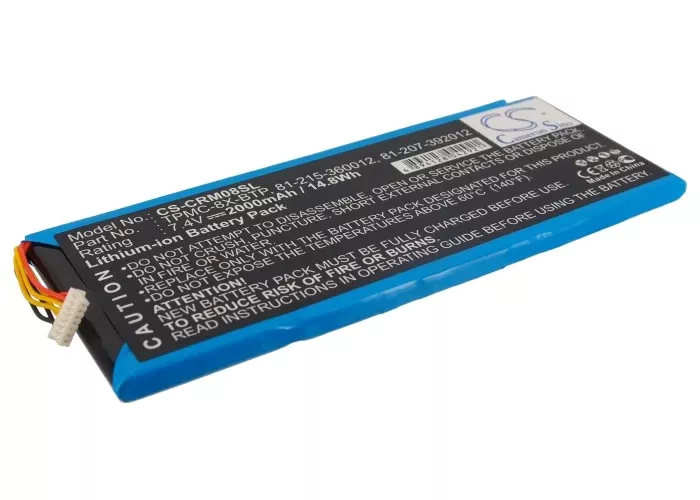 Crestron TPMC-8X TPMC-8X WiFi 6502269 Remote Control Replacement Battery