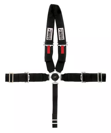 Crow Cam Lock 5 Point Wrap Around Pull Up Adj Black 11114D