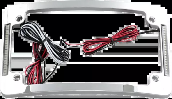 Custom Dynamics Tri-Radius License Plate Frame With Flushmount LEDs