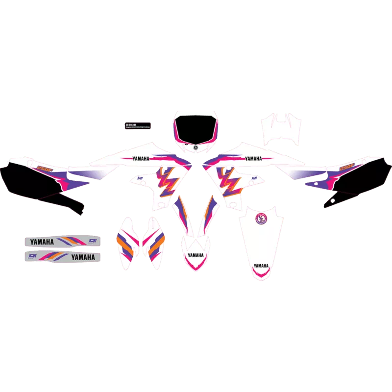 D'Cor Visuals Cmplt Kit 93 YZ Retro YZF 250 (19-23) BG