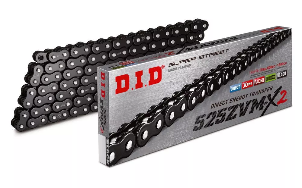 D.I.D Chain 525ZVM-X2 BK&BK-130ZB – 525ZVMX2B130