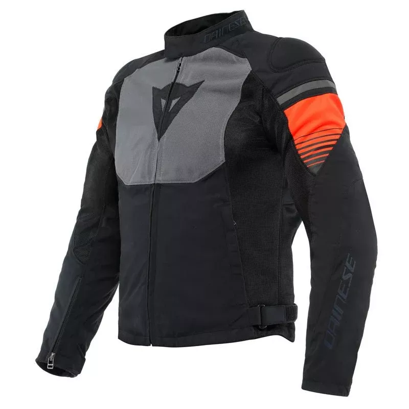 Dainese Air Fast TEX Jacket Black/Gray/Fluo-Red (62)