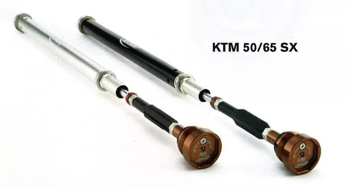 DAMPING SYSTEM KTM HUSQ 50 2017-20, FRONT FORK CARTRIDGES, KTECH, 120-012-155-050
