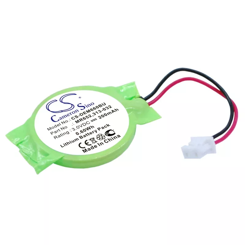 Dell Latitude E6320 Latitude E6420 Latitude E6430 Latitude E6520 Latitude E7240 Latitude X1 Precision M4600 Precision CMOS Backup Replacement Battery