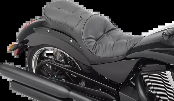 Drag Specialties Seats Low Profile Seat – Driver’s Backrest Compatible – Pillow – Victory
