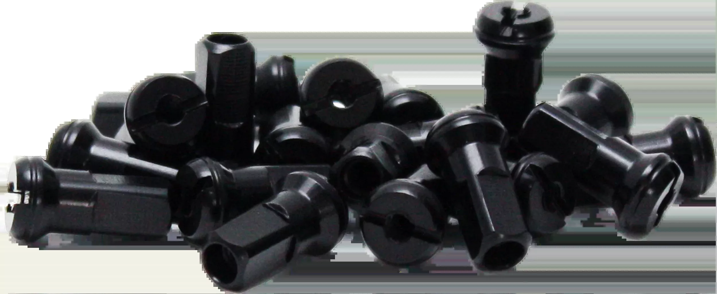 Dubya Spoke Nipples Black-898-612B