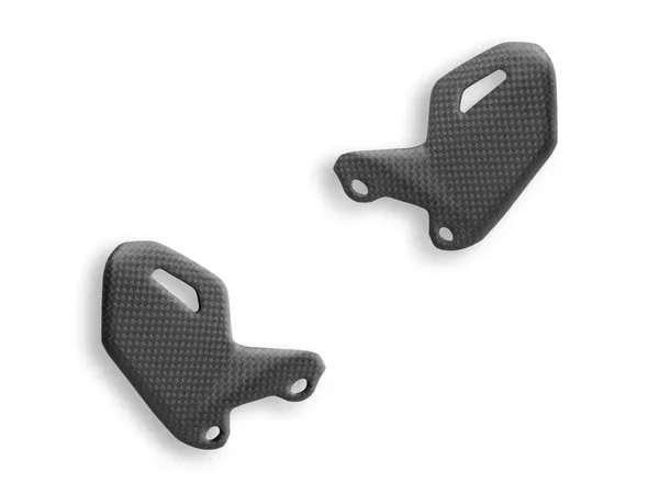 Ducabike DBK CRB64O DesertX Passenger Heel Guards Matt Carbon