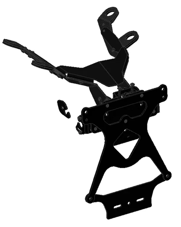 Ducabike DBK PRT07 M821 Adjustable License Plate Holder Short