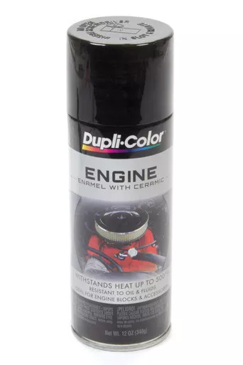 Dupli-Color Gloss Black Engine Paint 12oz DE1613
