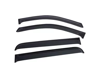 EGR 643471 Tape-On Window Visors Dark Smoke for Ford Models Set 4 Set
