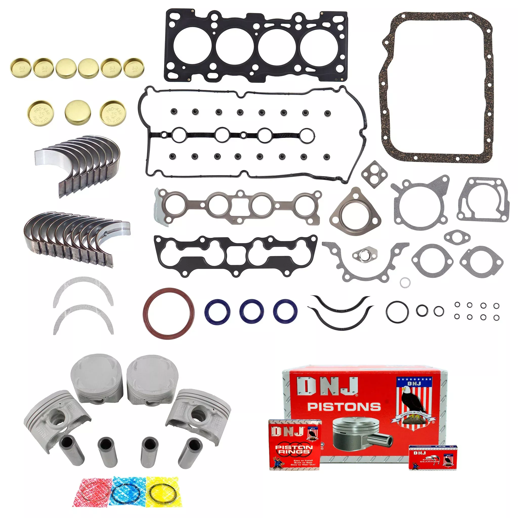 Engine Rebuild Kit 1995-1998 Mazda 1.5L