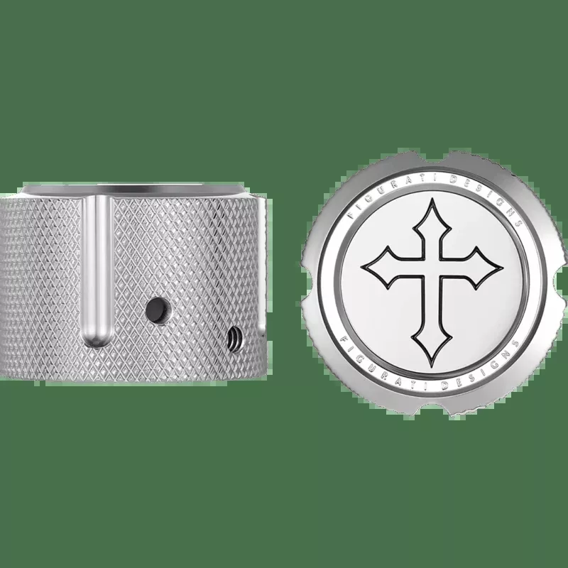 Figurati Designs Front Axle Nut Covers With Cross
