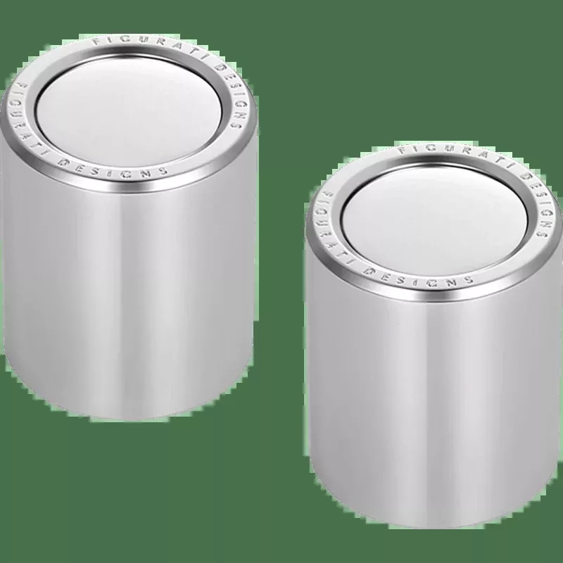 Figurati Designs ND Docking Covers Plain Silver-27.2X32mm