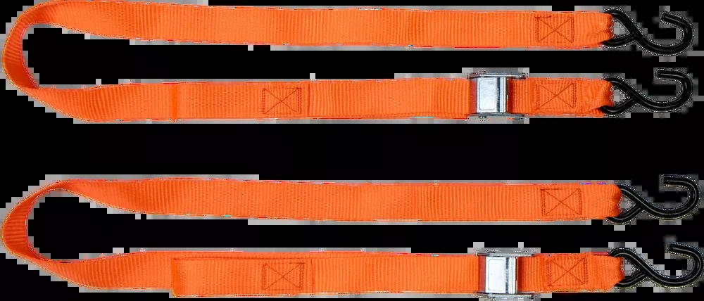 Fire Power 1.5" X 6' TIE-Down Orange 2/PK