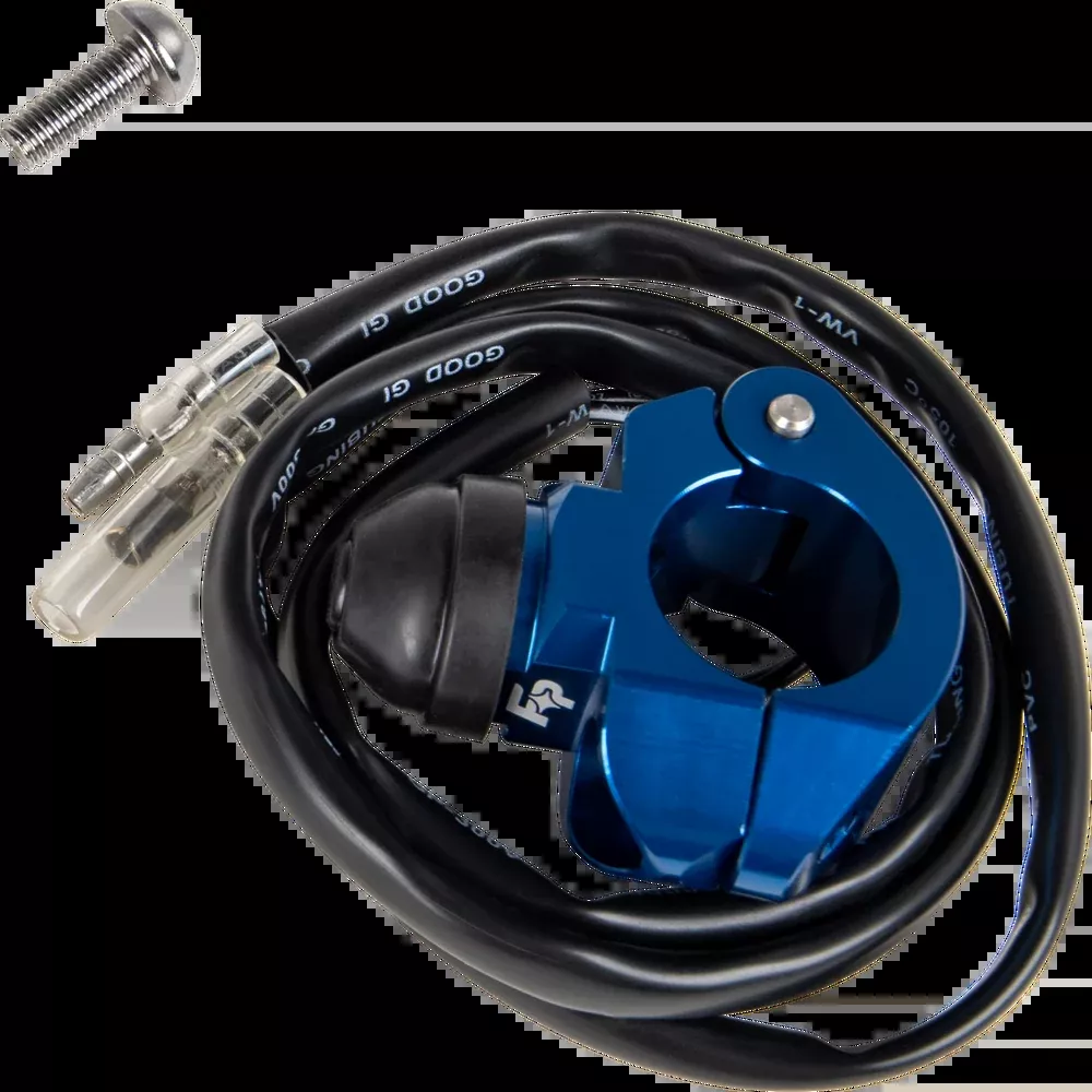 Fire Power Kill Switch Single Bolt Clamp Blue - KS-02 BLUE