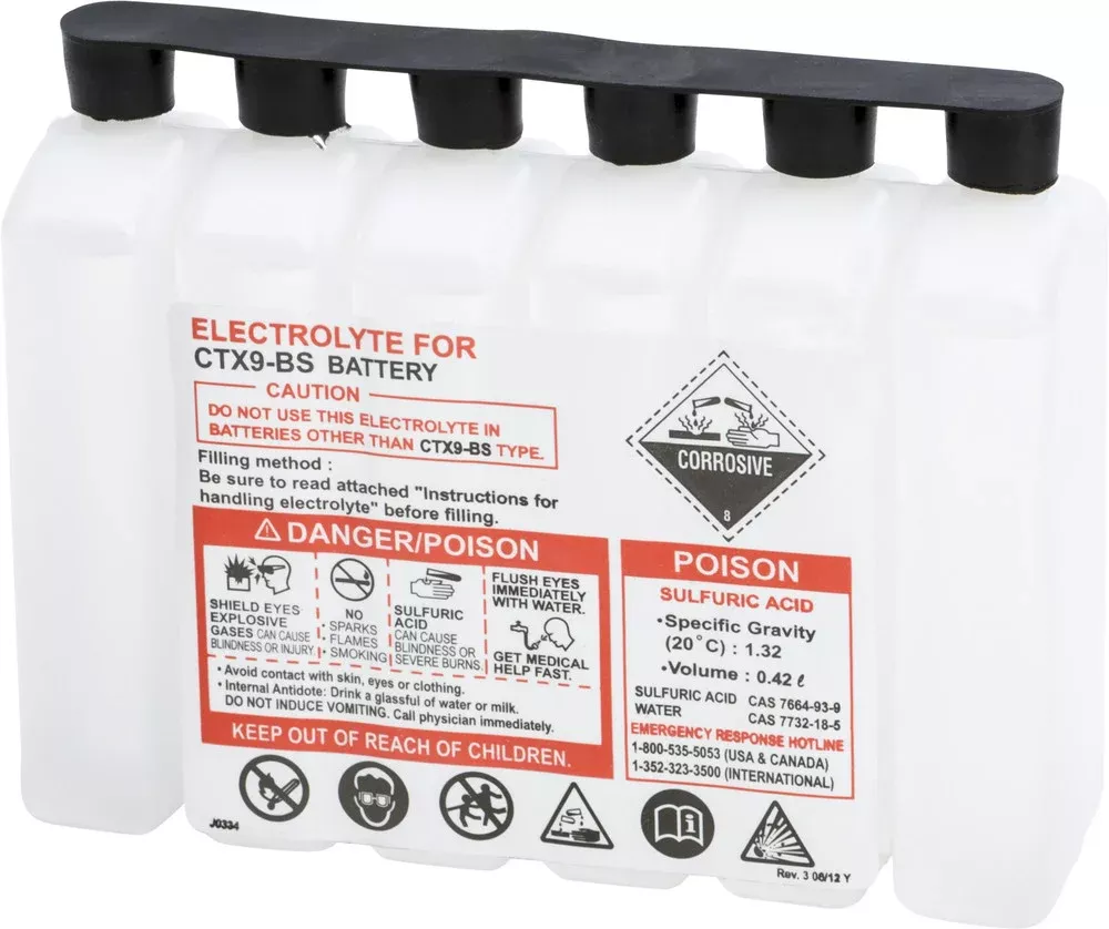 Fire Power Sealed Battery Electrolyte Pack 420CC - 450CC CTX