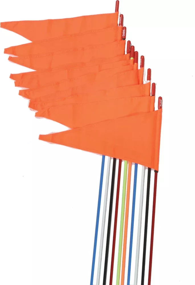 Firestik Safety Flags Spring Mount White 7′ 10/PK – SR7-PS-W