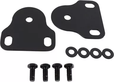 Fishbone 50408 Interior Windshield Brackets Black Pair fits 1976-1995 Jeep CJ YJ