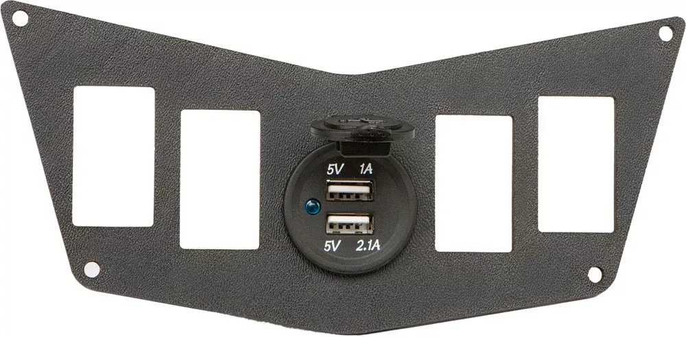 Flip Dash 4 Switch Plate With USB – RZ912