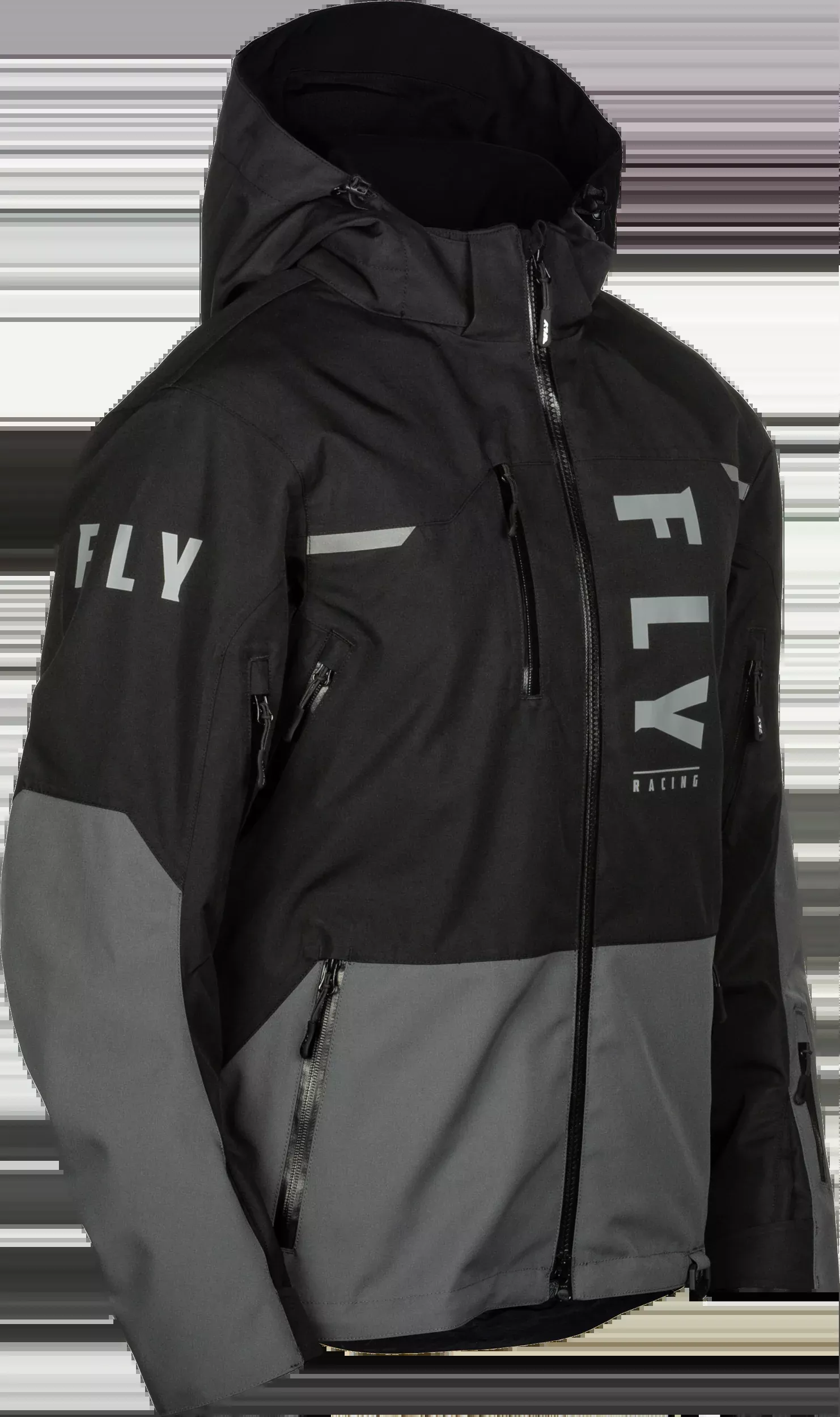 Fly Racing Carbon Jacket Black/Grey Md-470-5205M