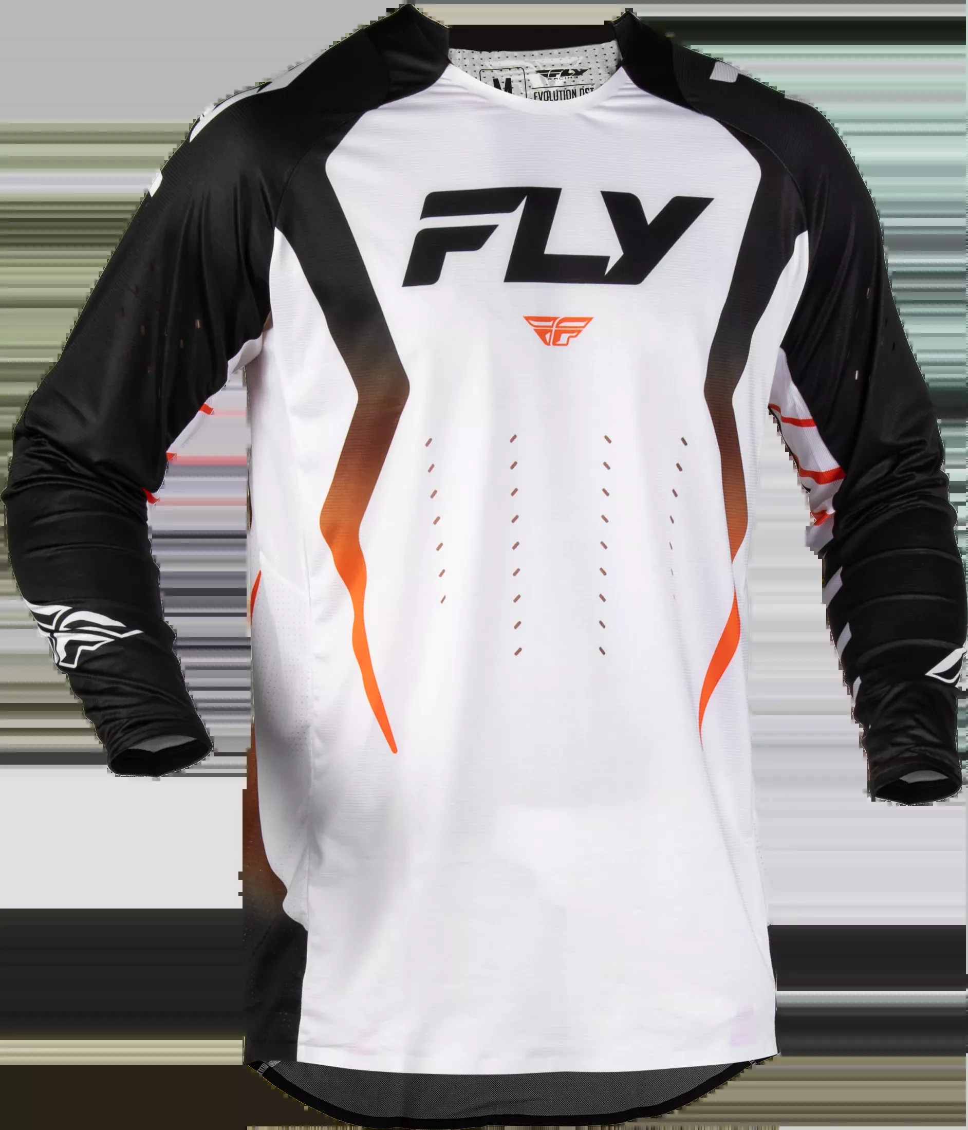 Fly Racing EvolutionDst Bolt Jersey White/Black/Orange Sm-380-122S
