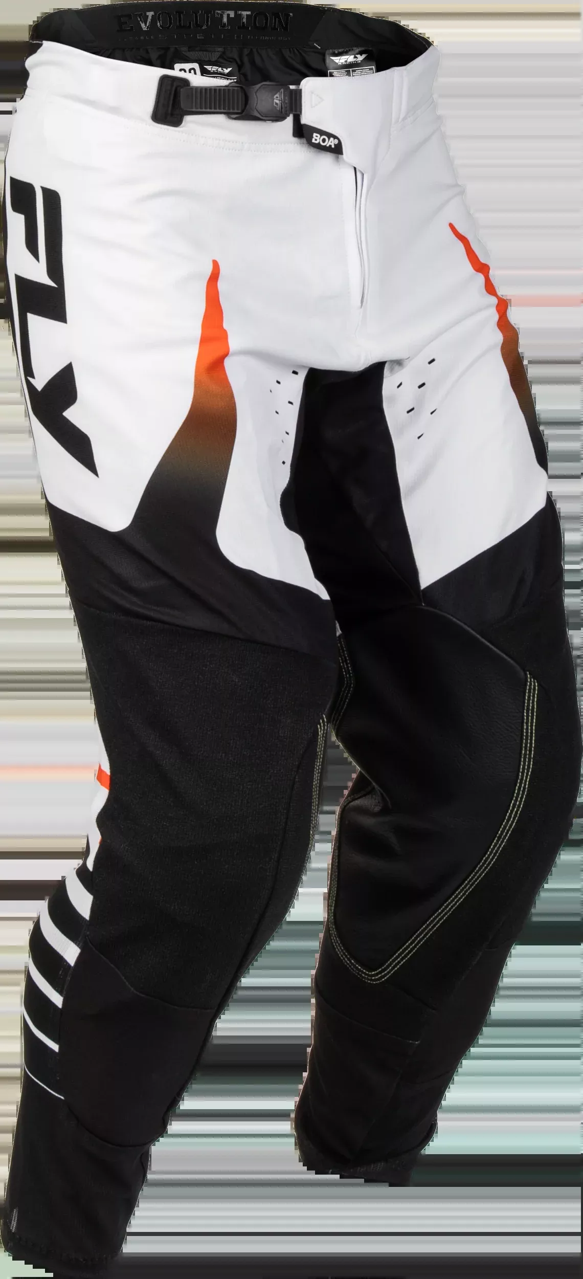 Fly Racing EvolutionDst BoltPants White/Black/Orange Sz 32-380-13232