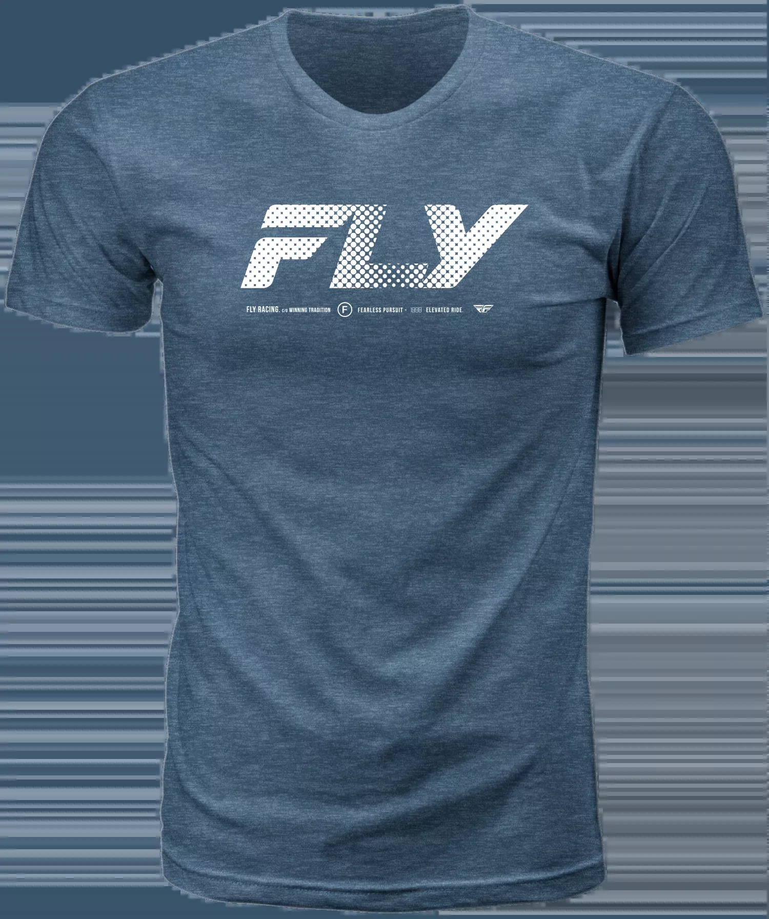 Fly Racing Fly Worldwide Tee Blue Sm-354-0408S