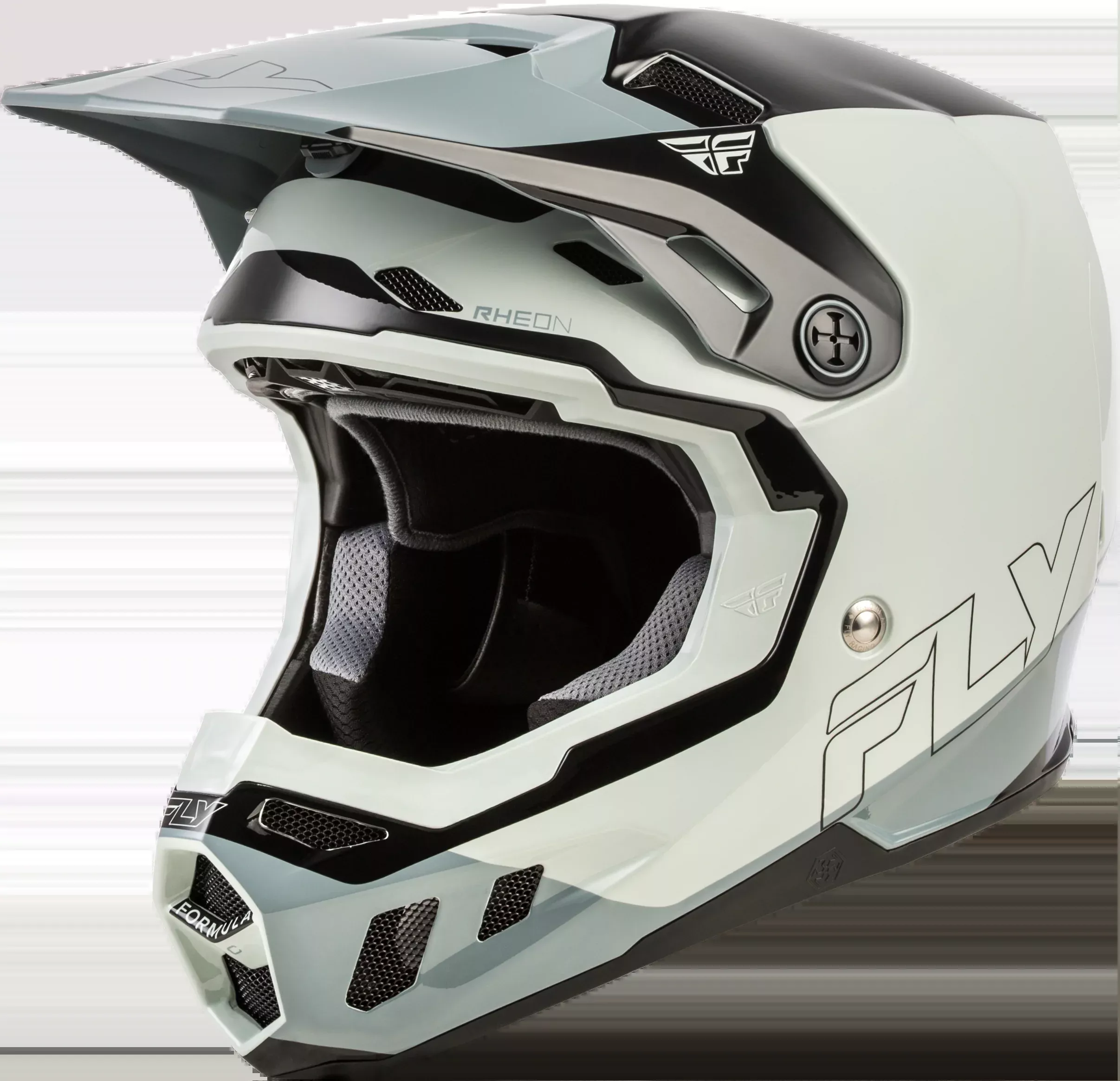 Fly Racing Formula Cc Glide Helmet Grey/Light Grey/Black Sm-73-4352S