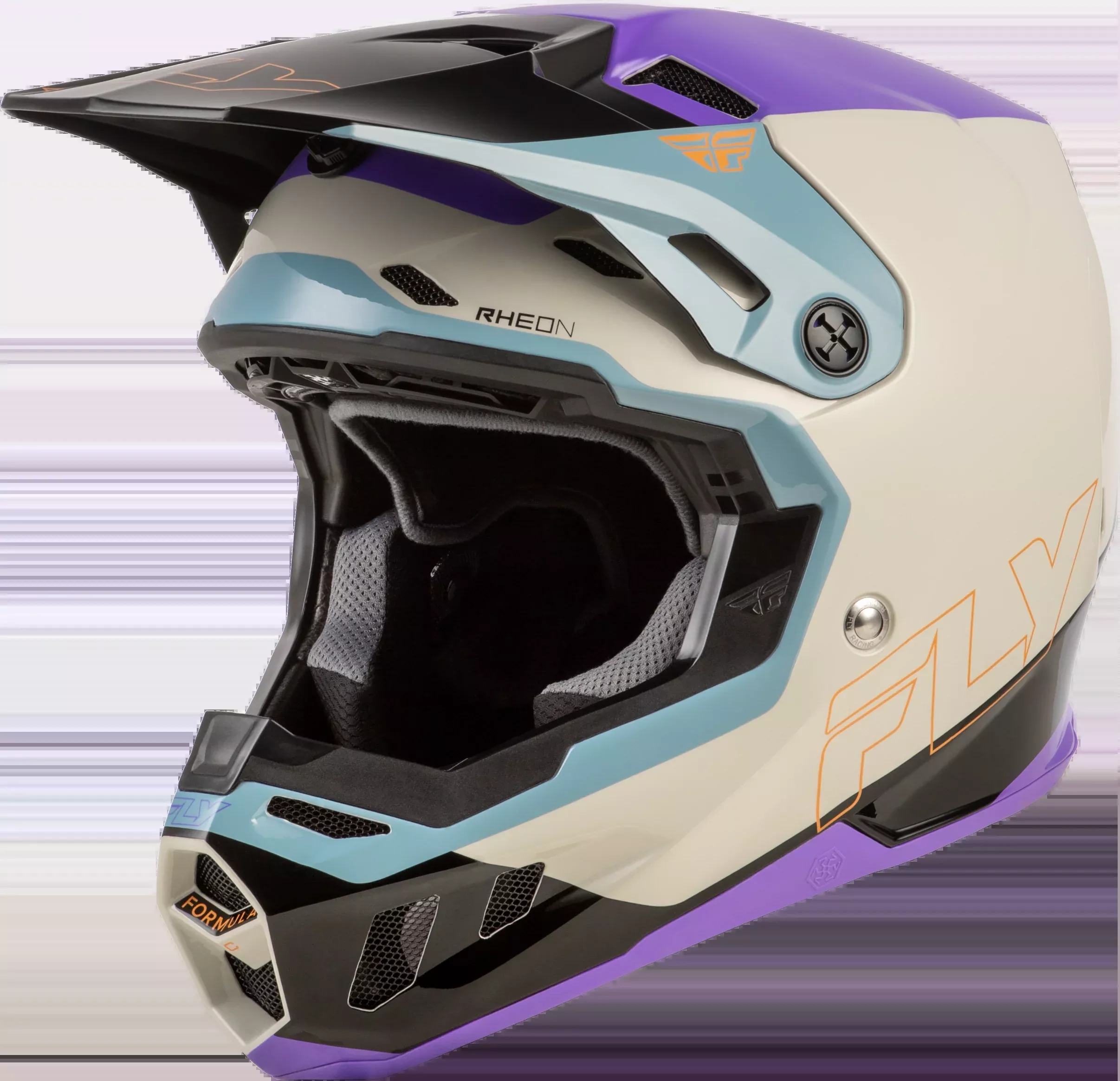 Fly Racing Formula Cc Glide Helmet Purple/Stone/Black Md-73-4355M
