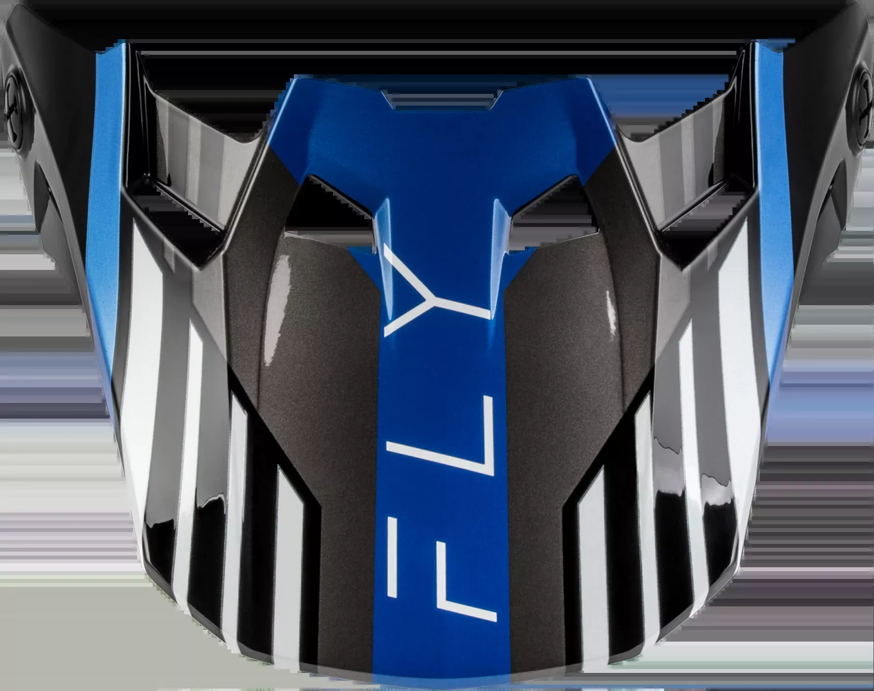 Fly Racing Formula Cc Strike Visor Black/Blue/Grey/White Yl/Sm-73-4363VS
