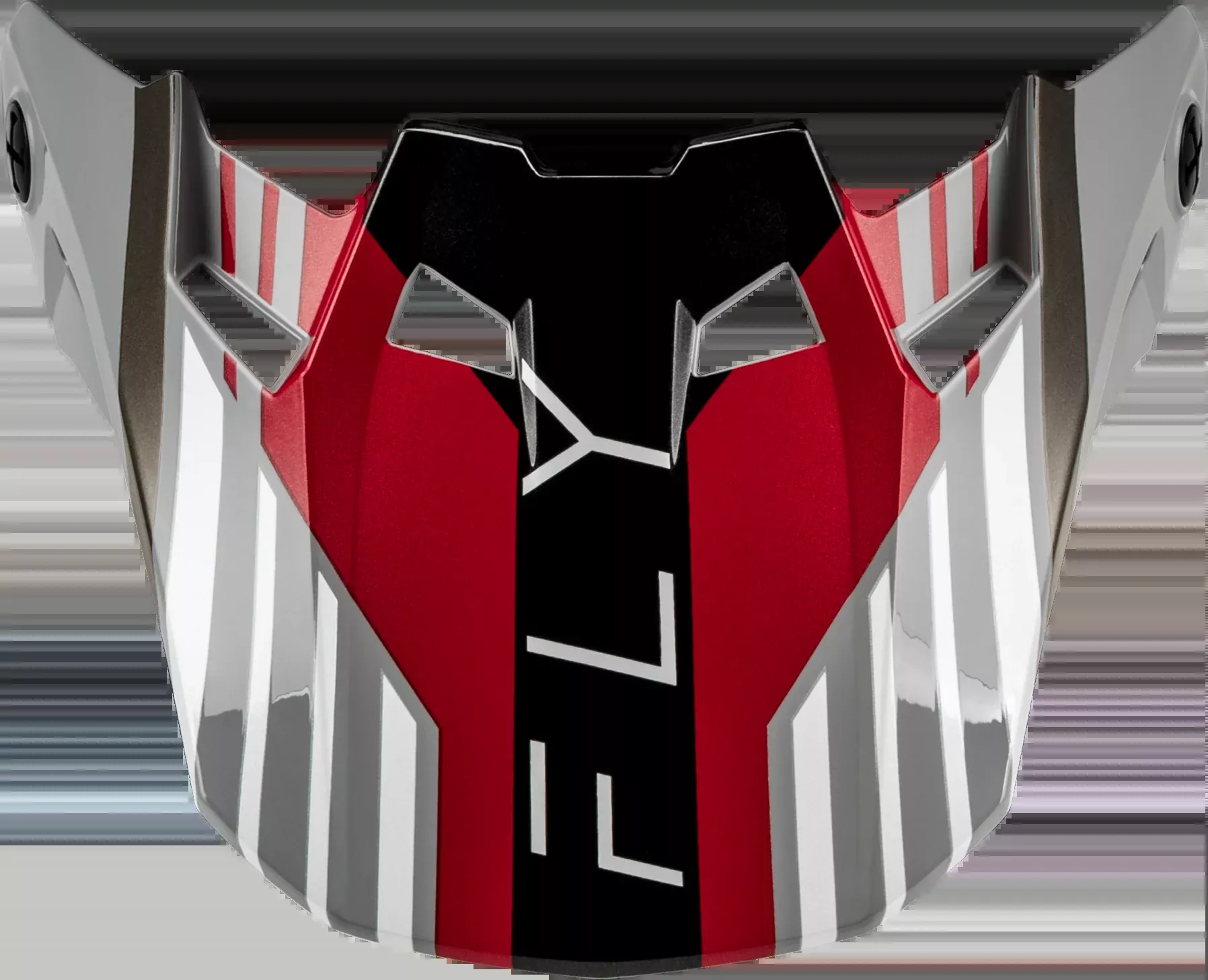 Fly Racing Formula Cc Strike Visor Grey/Red/Black/White Yl/Sm-73-4362VS