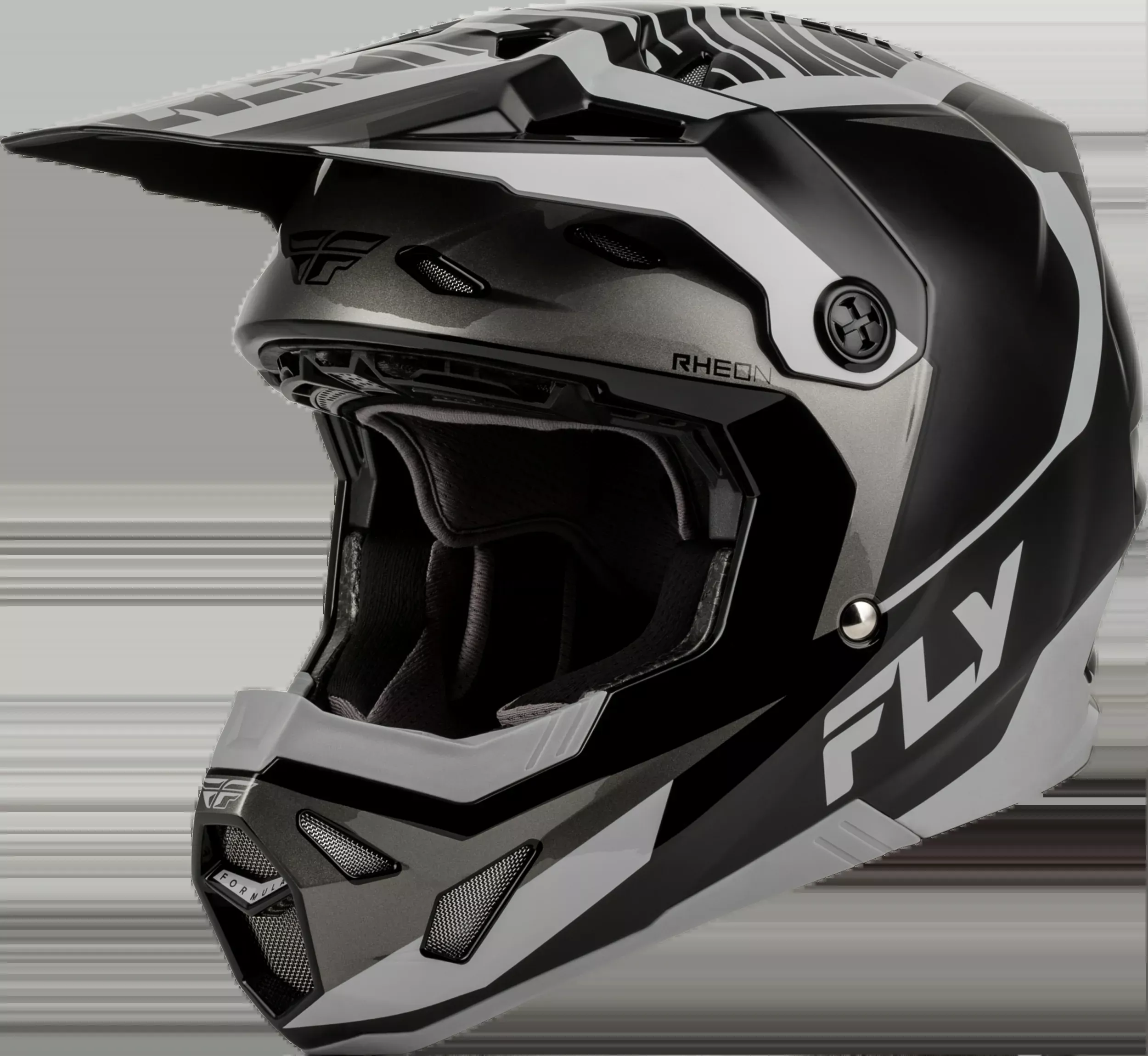 Fly Racing Formula Cp Charge Helmet Black/Grey/Light Grey Md-73-0060M