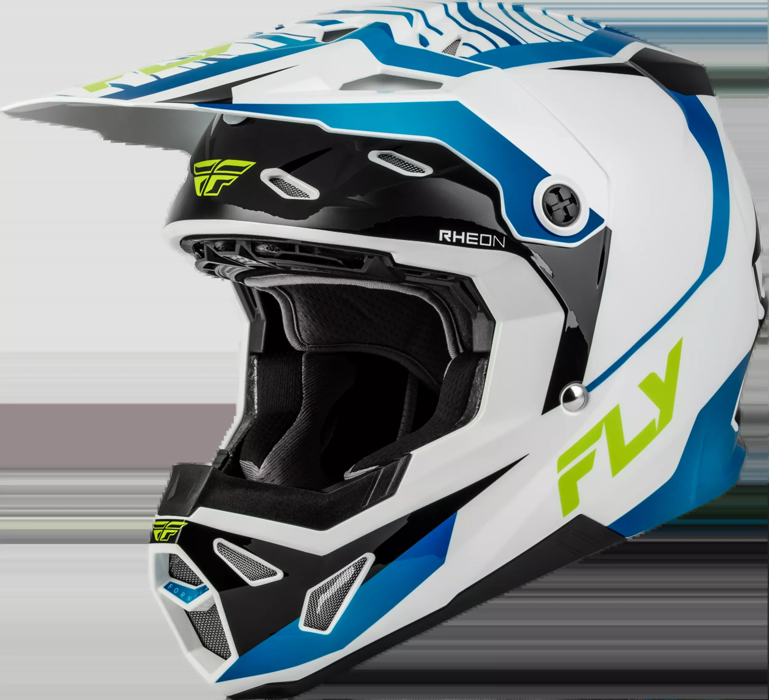 Fly Racing Formula Cp Charge Helmet White/Blue/Black Md-73-0062M