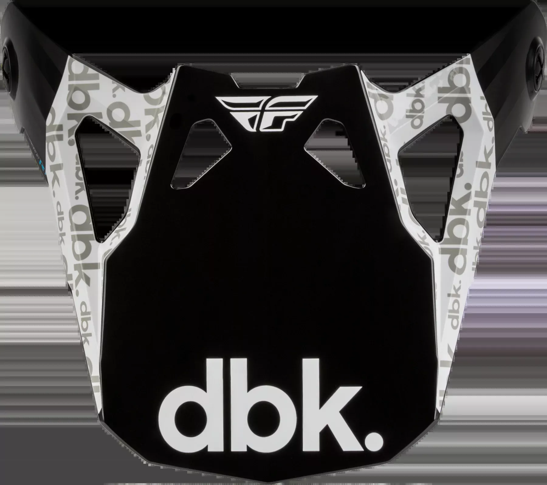Fly Racing Formula Cp Dbk Visor Black/White/Grey Yl-Lg-73-0064VS