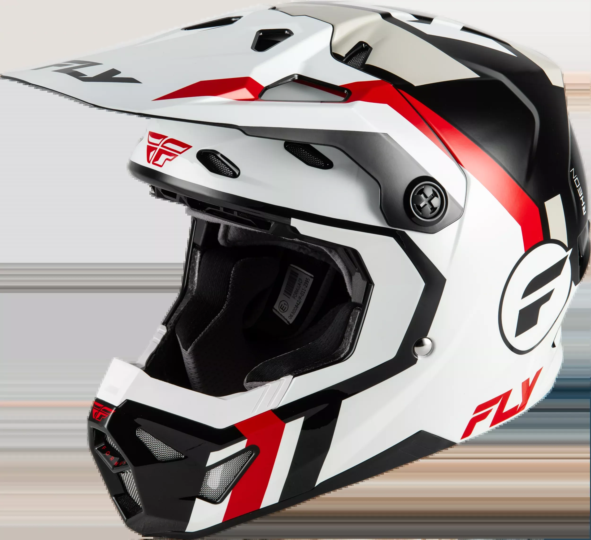 Fly Racing Formula Cp Seal Helmet White/Black/Red Md-73-0041M