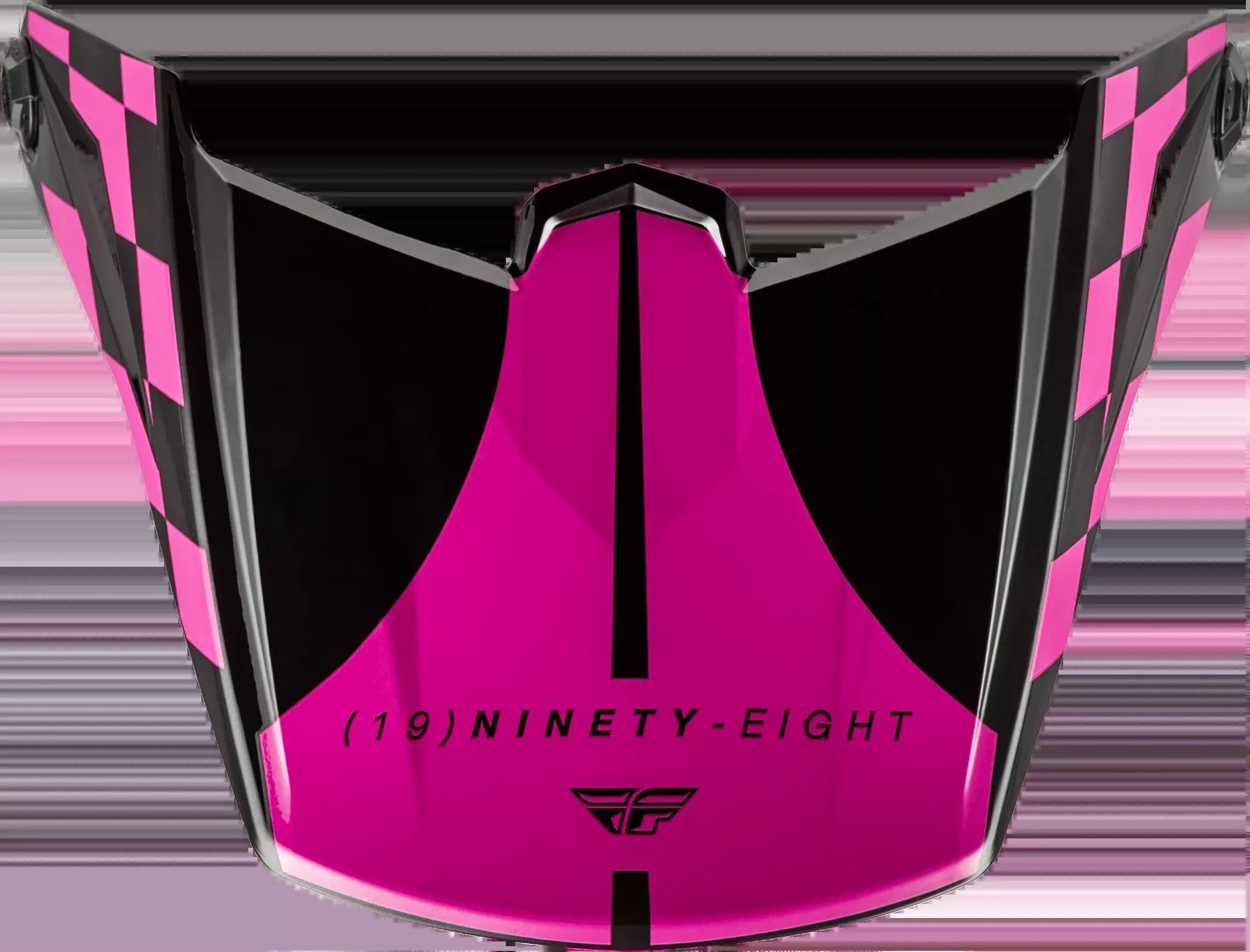 Fly Racing Kinetic Lite Rival Hlmt Visor Gloss Black/Pink-73-3477V